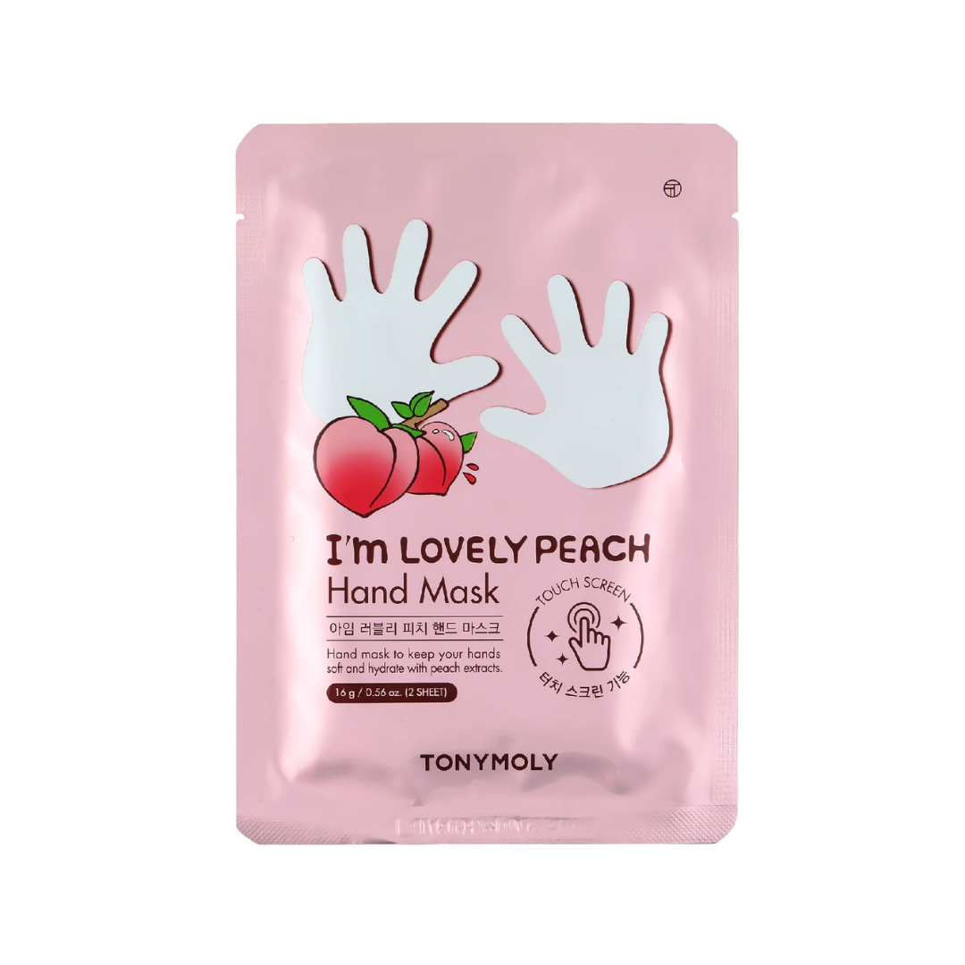 TONYMOLY – I Am Lovely Peach Hand Mask