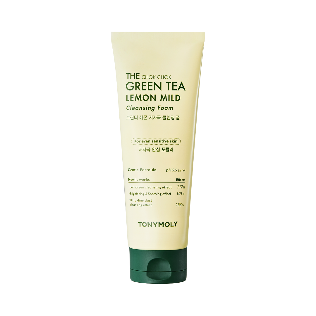 TONYMOLY – The Chok Chok Green Tea Lemon Cleansing Foam