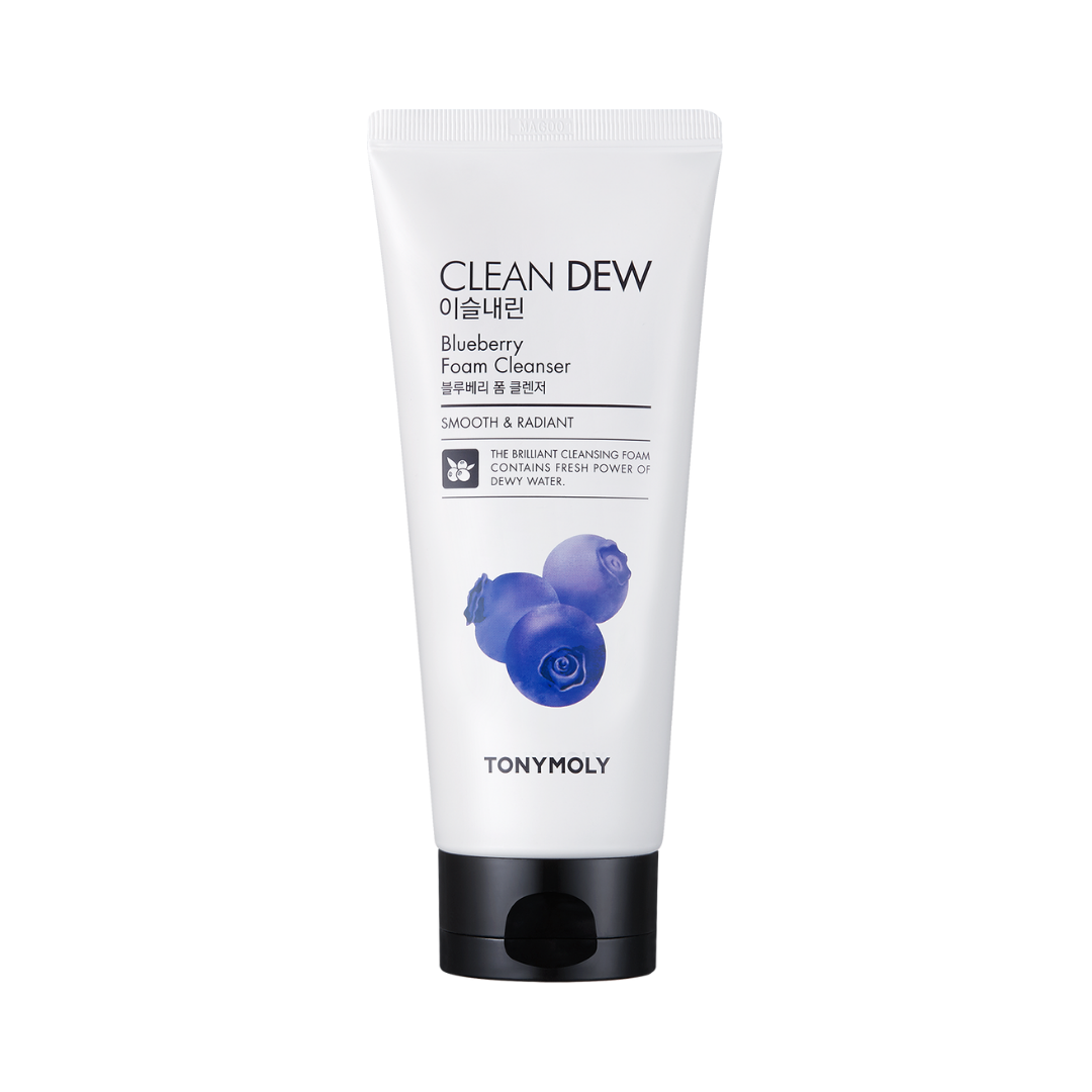 TONYMOLY - Clean Dew Blueberry Foam Cleanser