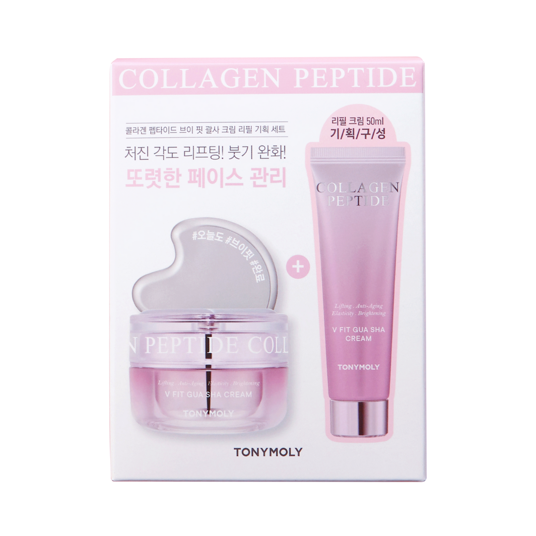 TONYMOLY - Collagen Peptide Gua Sha Cream Special Set