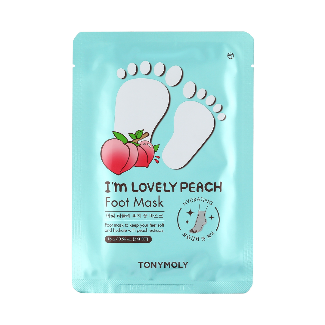 TONYMOLY – I Am Lovely Peach Foot Mask