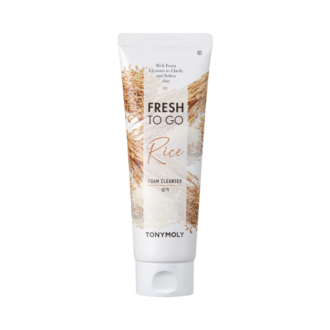 TONYMOLY - Fresh To Go Rice Foam Cleanser