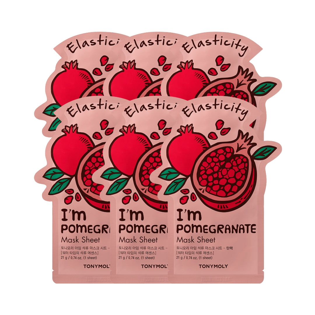 TONYMOLY - I'm Pomegranate Mask Sheet 5+1