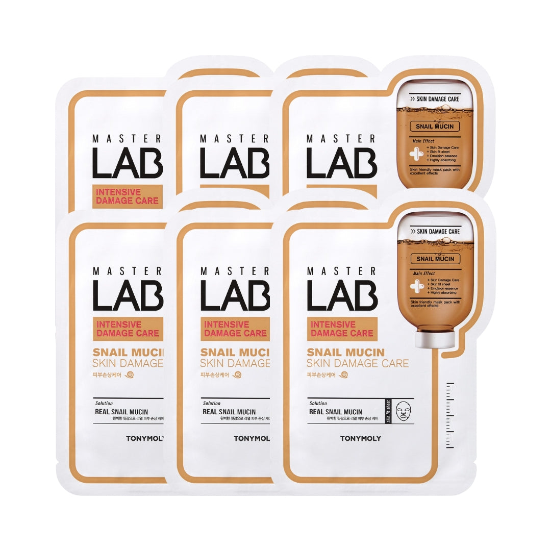 TONYMOLY - Master Lab Snail Mucin Mask Sheet 5+1