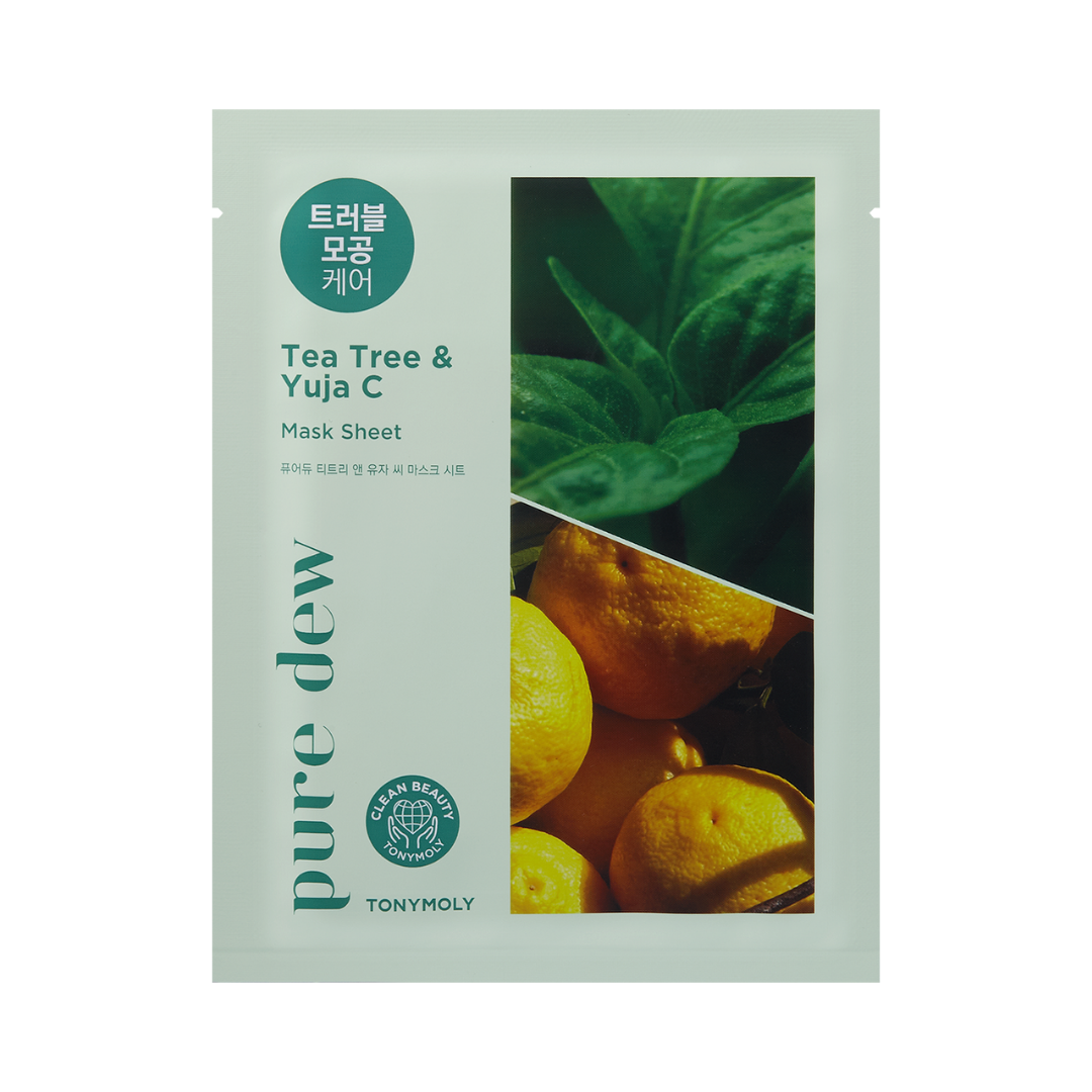 TONYMOLY – Pure Dew Tea Tree Yuja C Trouble Mask