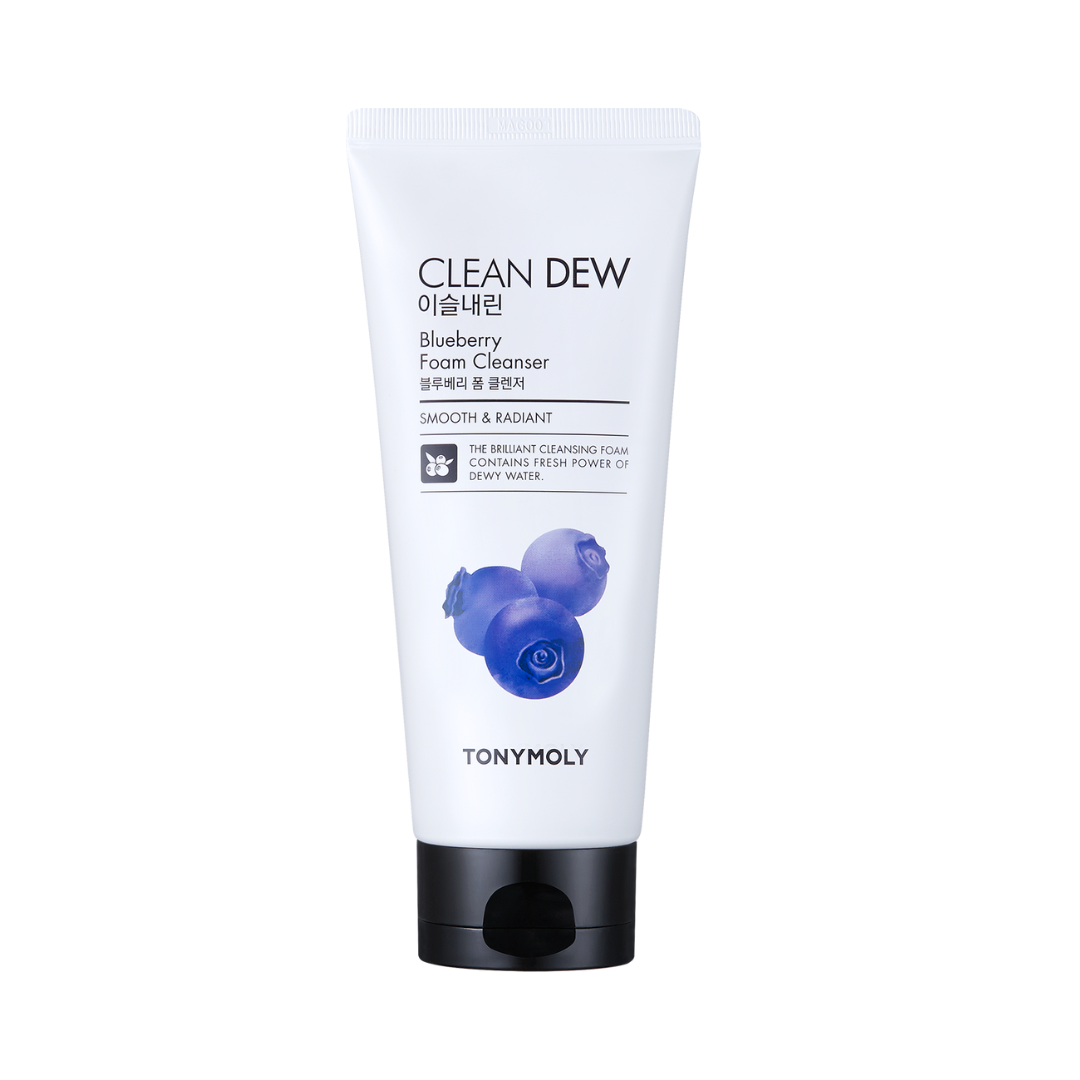 TONYMOLY - Clean Dew Foam Cleanser - Blueberry