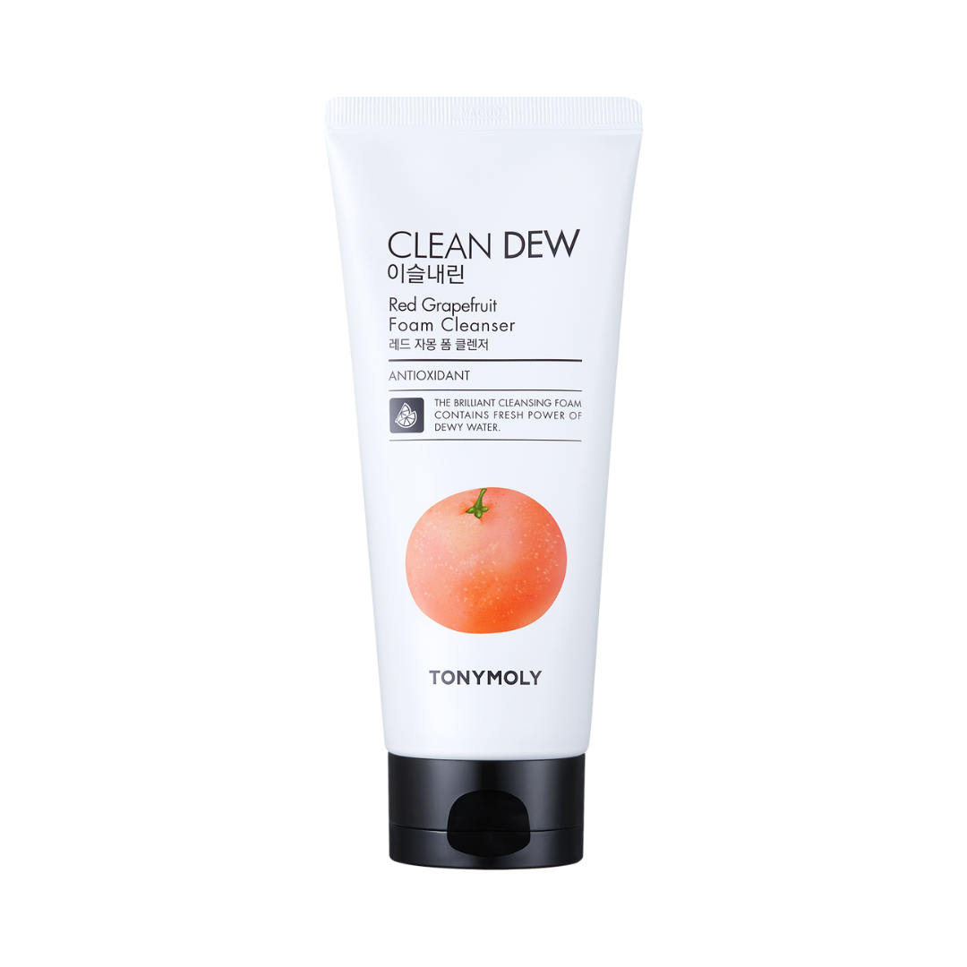 TONYMOLY - Clean Dew Foam Cleanser - Red Grapefruit