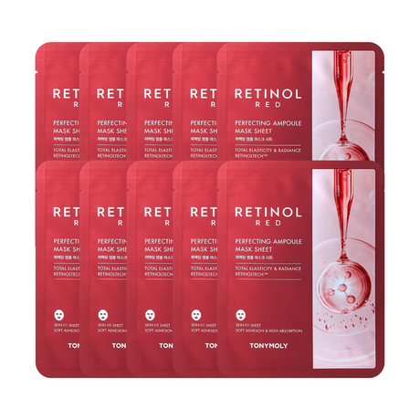 TONYMOLY - Red Retinol Perfecting Ampoule Mask