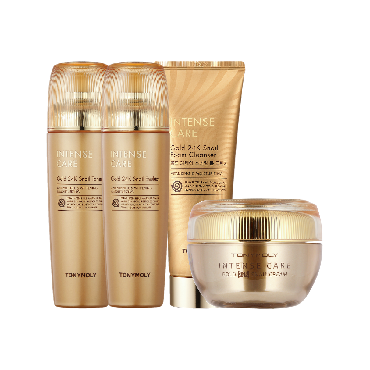 TONYMOLY - Intense Care Gold 24k Snail Set 4