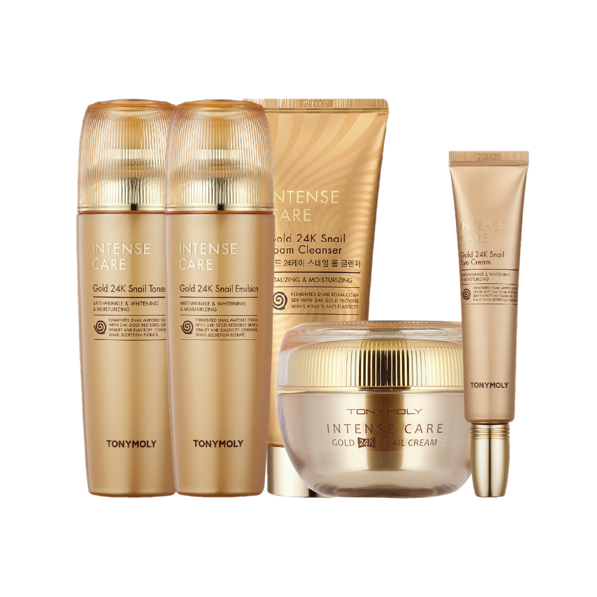 TONYMOLY - Intense Care Gold 24k Snail Set 5