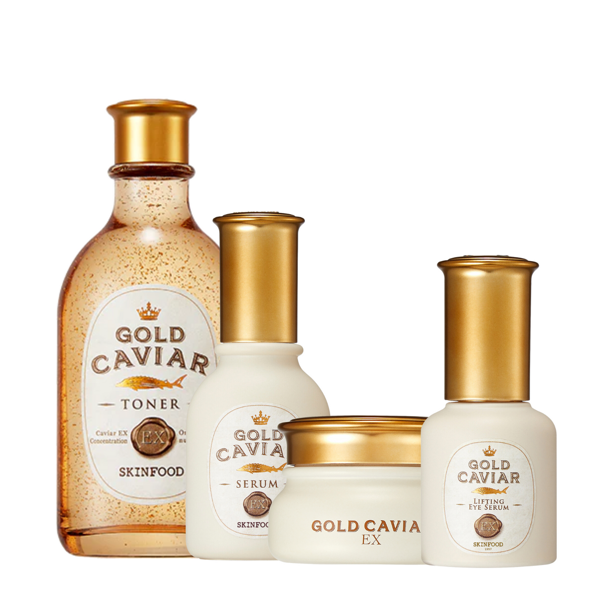 SKINFOOD - Gold Caviar Ex 4 Step Set