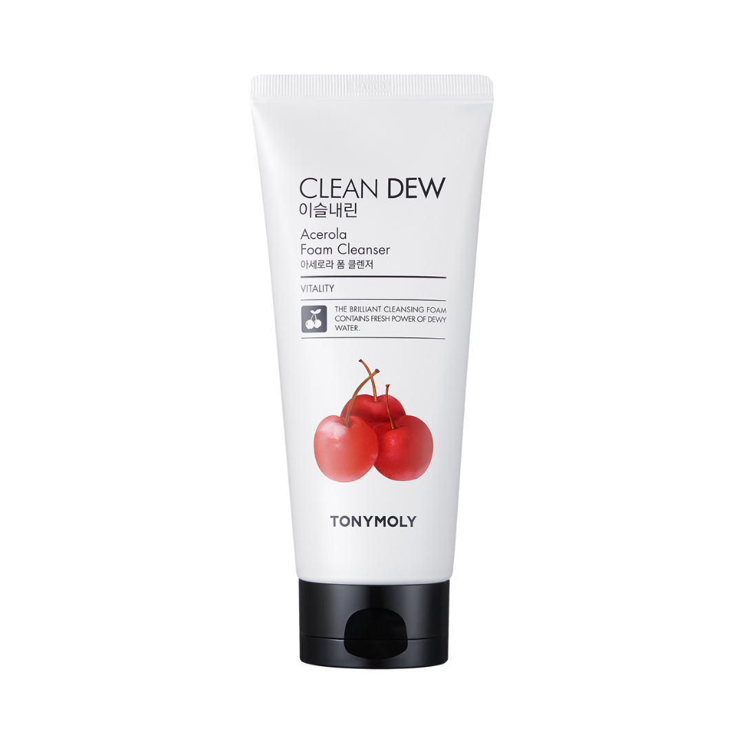 TONYMOLY - Clean Dew Acerola Foam Cleanser
