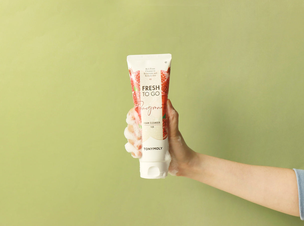 TONYMOLY - Fresh To Go Pomegranate Foam Cleanser