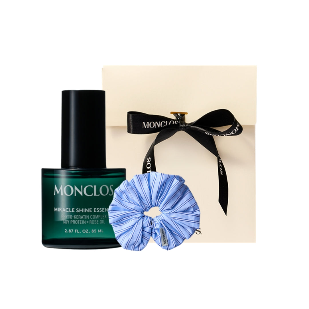 MONCLOS – Hair Essence Set (Miracle Shine Essence & Scrunchie)