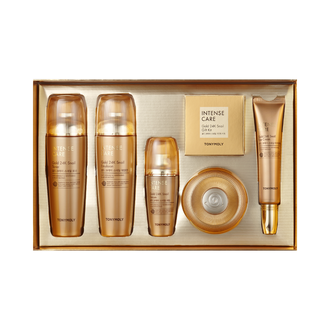 TONYMOLY – Intense Care Gold 24K Snail Skin Care 5 Set