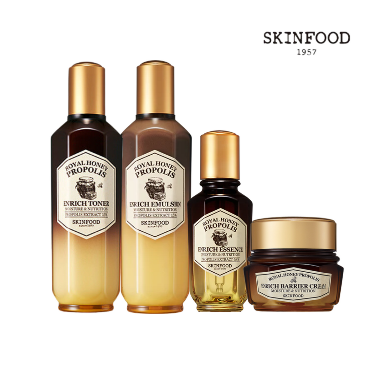 SKINFOOD - Royal Honey Enrich Propolis 4 Step Set